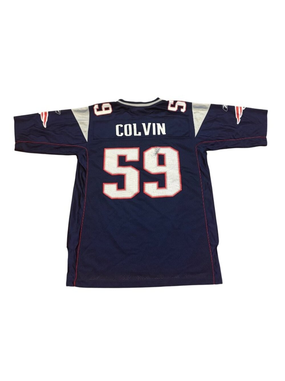Reebok New England Patriots Rosevelt Colvin #59 NFL Football Jersey Men's Medium